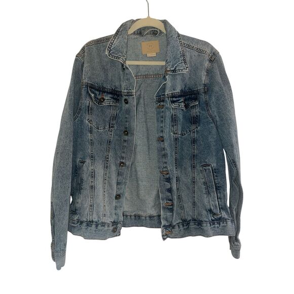 ✨Cotton On 91 Rodeo Classic Vintage Denim Trucker Sz Large Jacket✨ - Picture 3 of 10
